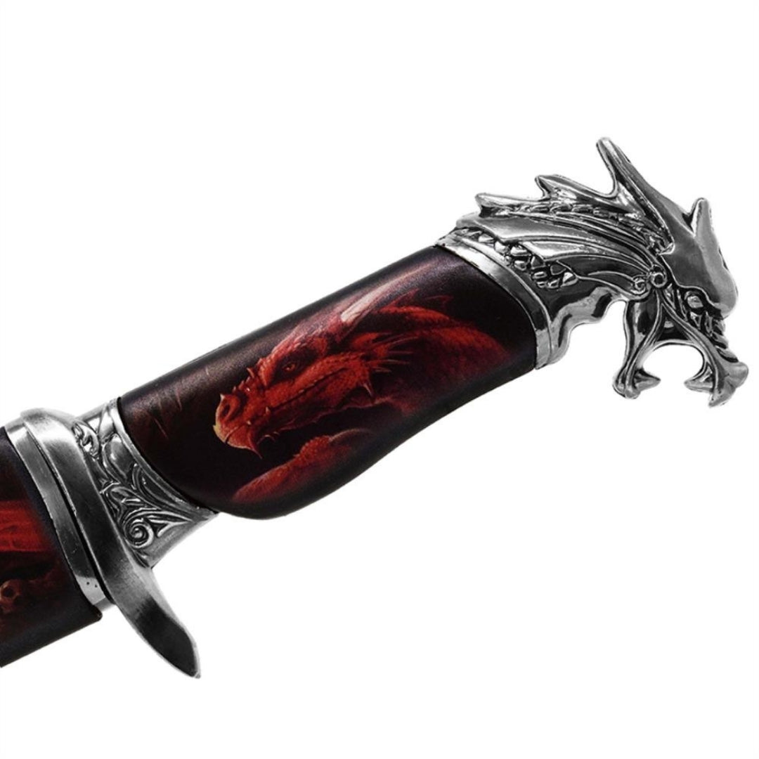 Dague décorative en acier - Poignée dragon - SW-189