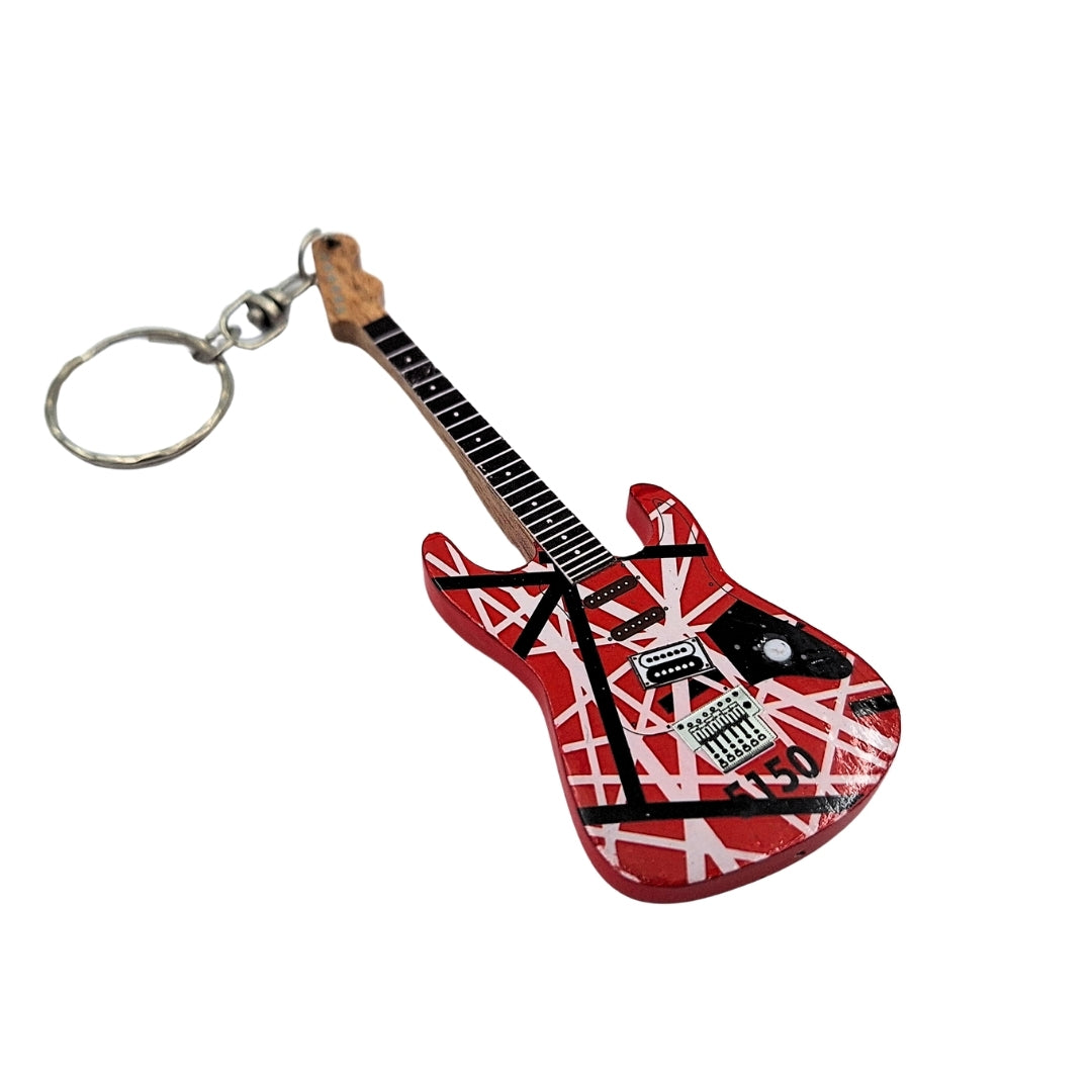 Sleutelhanger – Van Halen-gitaar – sleutelhanger voor rockfans – EGK-1167
