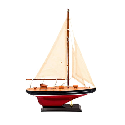 Maquette en bois de yacht à voile - F1705