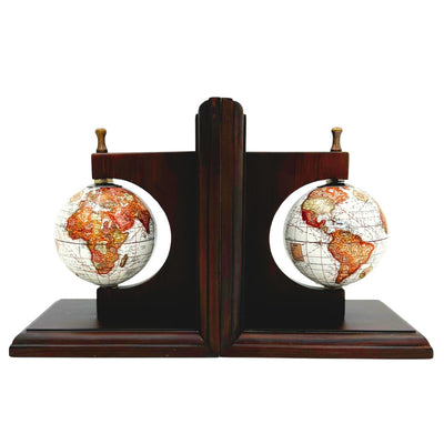 Boekensteun boekensteunen globes - cadeau voor de reiziger - NC2677C