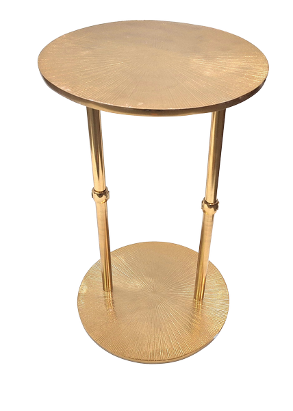 Runder goldener Metalltisch - Glamour-Dekoration – 1051A
