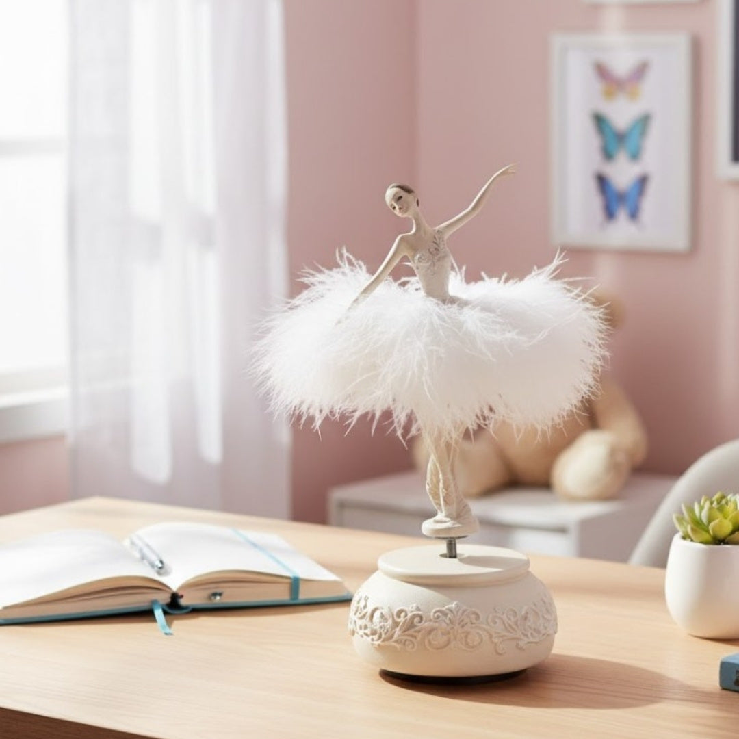 Boîte à musique Ballerine Reine des neiges mobile 23,5 cm – MP-19009