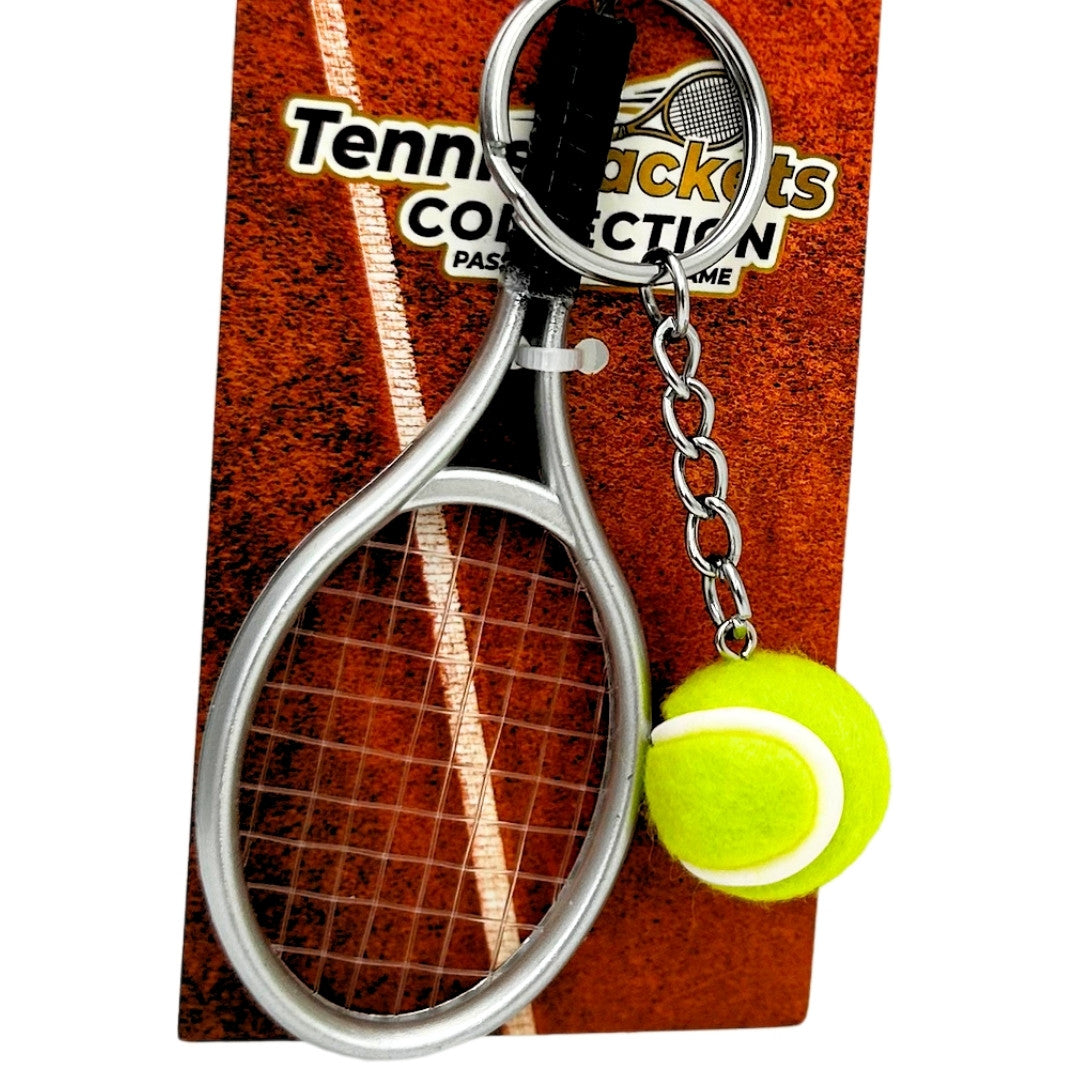 Porte-clés sportif raquette de tennis – Cadeau pour joueur de tennis - TRK-004