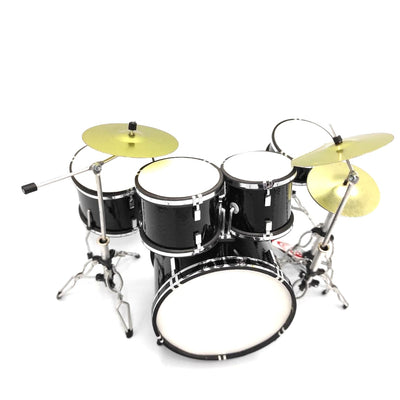 Mini-drumstel zwart schaal 1:5 - MDR-0022
