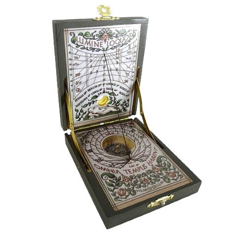Sonnenuhr mit Kompass Kepler-Diptychon - Replik – H04