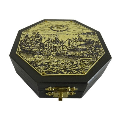 Cadran solaire octogonal et boussole H06