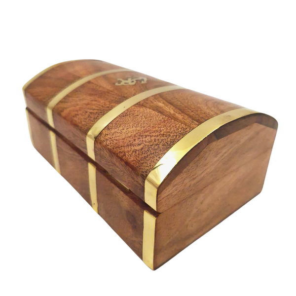 Coffret en bois marin vintage - DNU-020