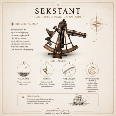 Grand sextant en laiton – cadeau pour marin - NSHB