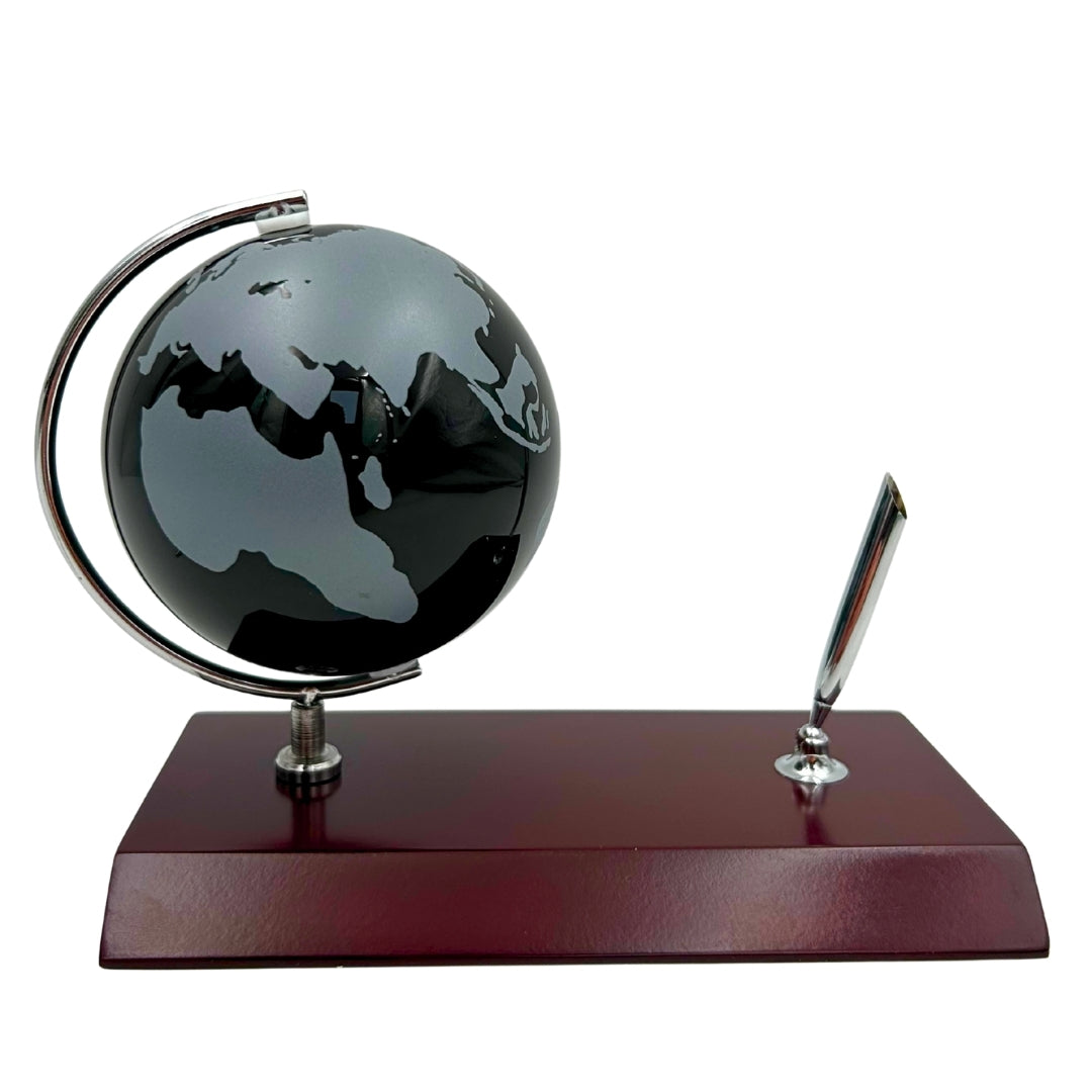 Ensemble décoratif élégant de bureau Globe Porte-stylo - Cadeau pour le patron – WBK