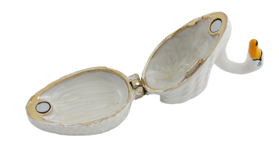 Petite boîte cadeau exceptionnelle en métal – Cygne - B0736-02