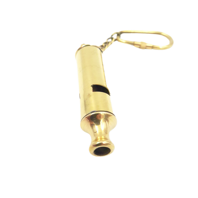 Sleutelhanger - messing fluitje - KR64
