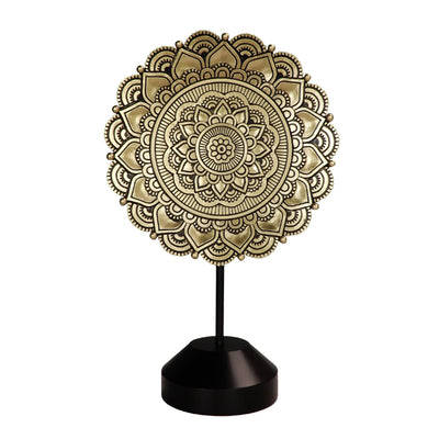 Figurine mandala ovale - décoration bouddhiste - 35cm - 44032FJH