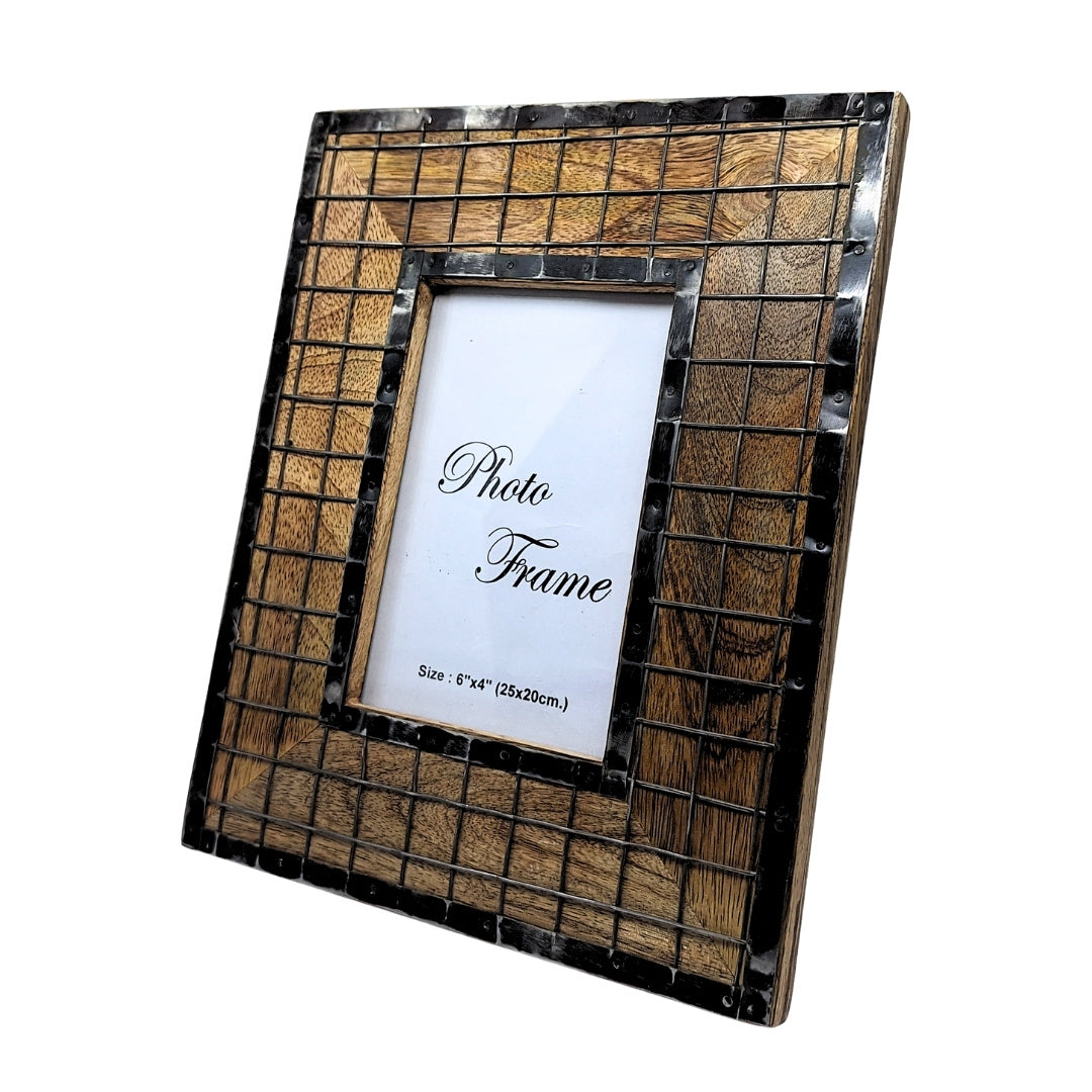Cadre photo en bois - A-1638 - format photo : 10 x 15 cm