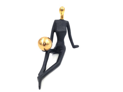 Vrouwelijke gymnast decoratief beeldje - DD-OC-2214