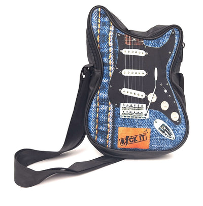 Sac à bandoulière en forme de guitare Let’s rock – RBG-019