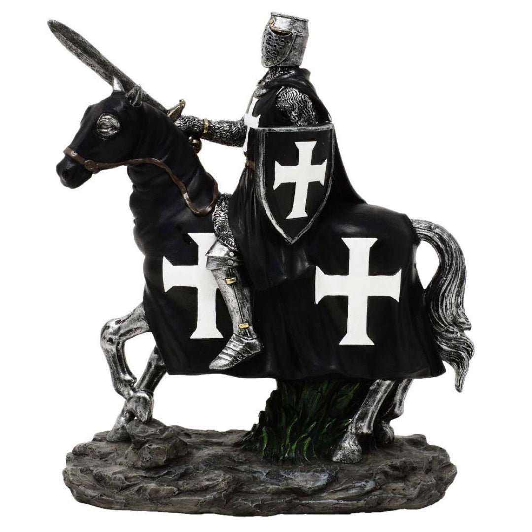 Decoratief beeldje ridder te paard 22 cm - MC-23115