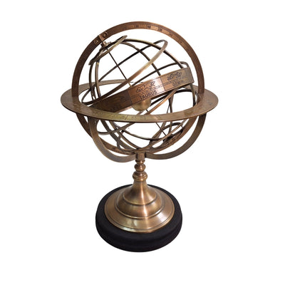 Grand astrolabe en laiton – Décoration de cabinet - AML141A