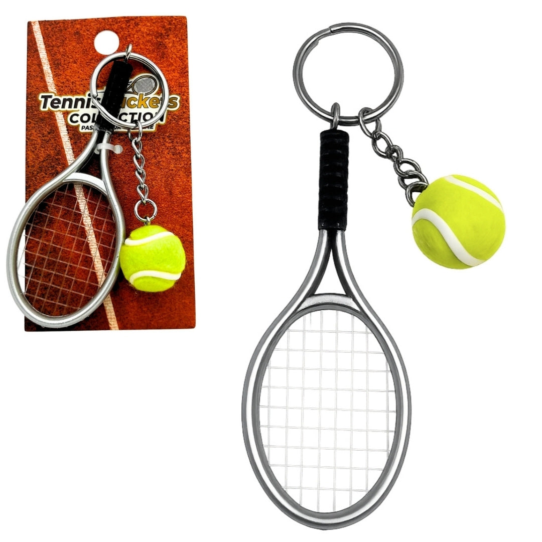 Porte-clés sportif raquette de tennis – Cadeau pour joueur de tennis - TRK-004