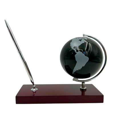 Ensemble décoratif élégant de bureau Globe Porte-stylo - Cadeau pour le patron – WBK