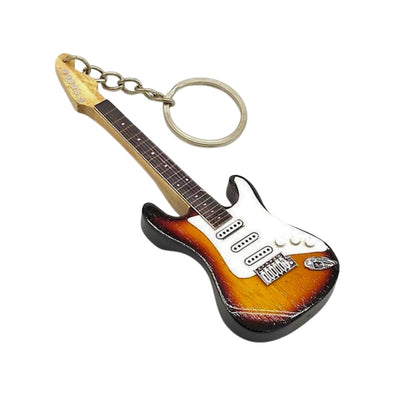 Porte-clés - guitare J. Hendrix - acajou - EGK-0320