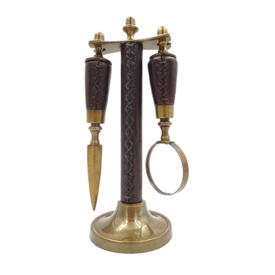 Ensemble de bureau loupe et coupe-papier MIS-0742
