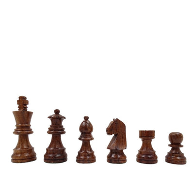 Échecs en bois 40×40 cm– léger défaut – échiquier pliant - G114