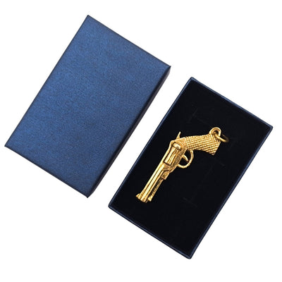 Porte-clés revolver en laiton dans un coffret élégant - Gadget pour amateur de western – KRT19A
