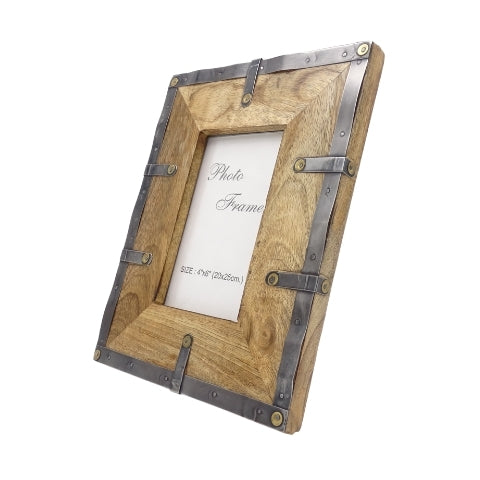Cadre photo en bois - 20915A, format photo 10x15cm