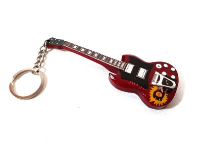 Sleutelhanger gitaar in de stijl van AC/DC - Angus Young – Tribute - EGK-0597
