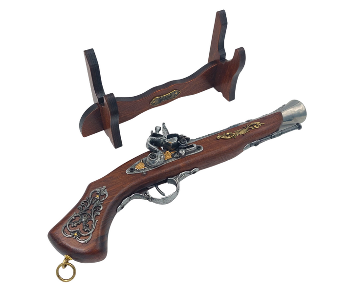 Große italienische Pistole auf Ständer - Replik XVII Jahrhundert – 163S