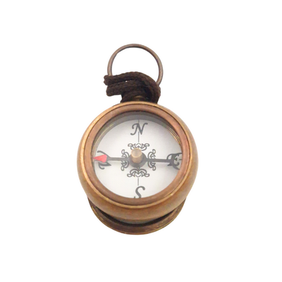Porte-clés boussole – cadeau pour voyageur - CL336/1