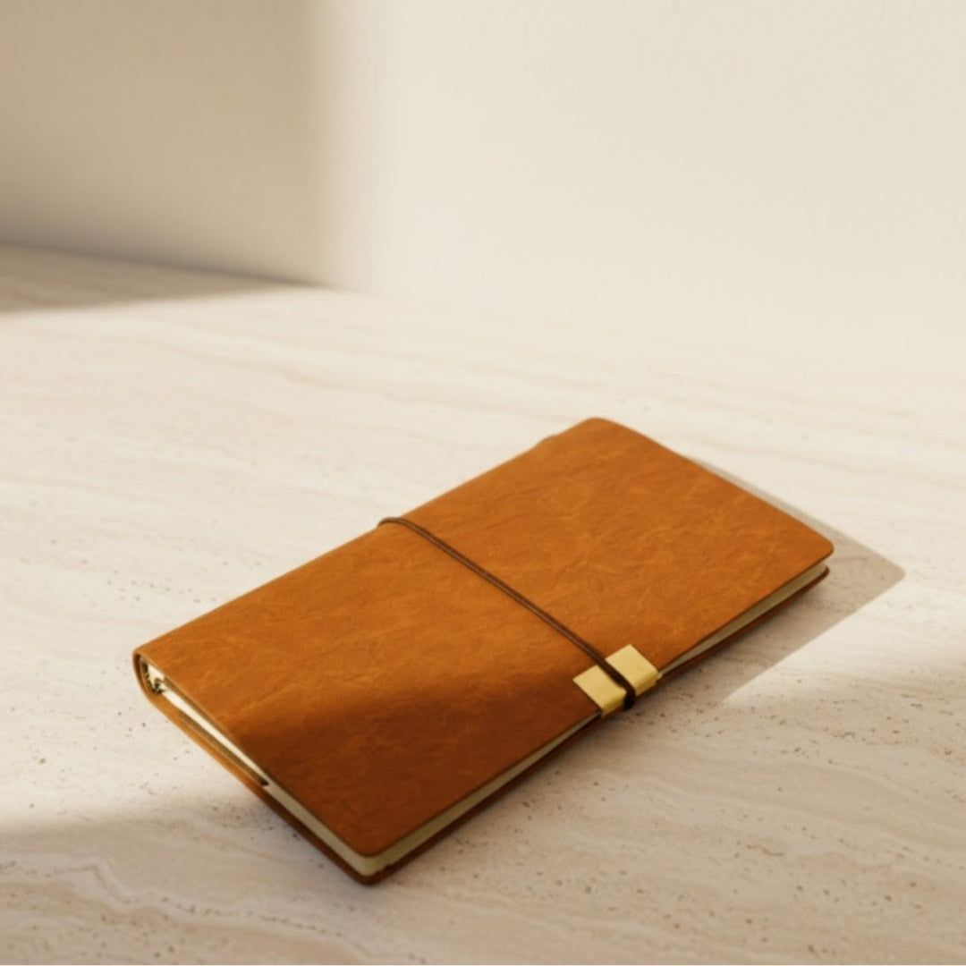 Carnet de voyage en cuir, organiseur, porte-cartes de visite, étui – EE7