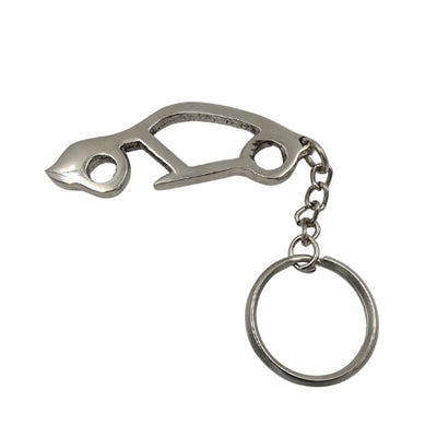 Metalen sleutelhanger auto flesopener in elegante doos – Gadget voor een autoliefhebber – MT204A