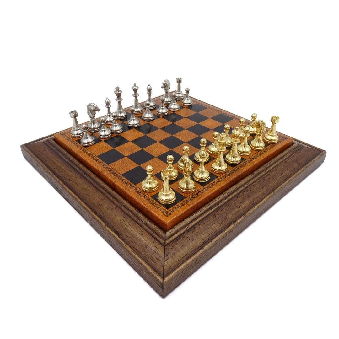 Échecs magnétiques exclusifs en métal Italfama 18x18 cm – N300