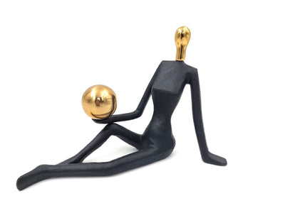 Vrouwelijke gymnast decoratief beeldje - DD-OC-2214