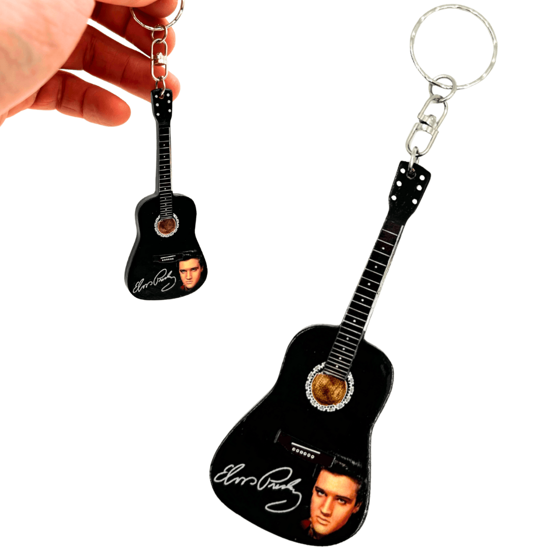 Sleutelhanger gitaar in Elvis Presley Tribute-stijl - EGK-1389