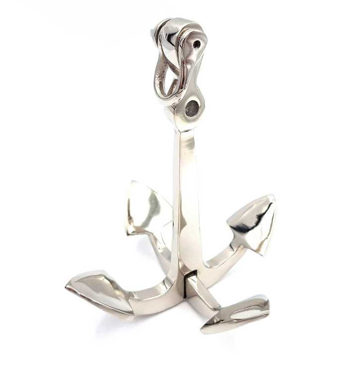 Ancre en métal - Décoration marine - 20 cm - N-2988