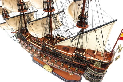 San Felipe sailing ship model 80cm, with the option of personalization by engraving