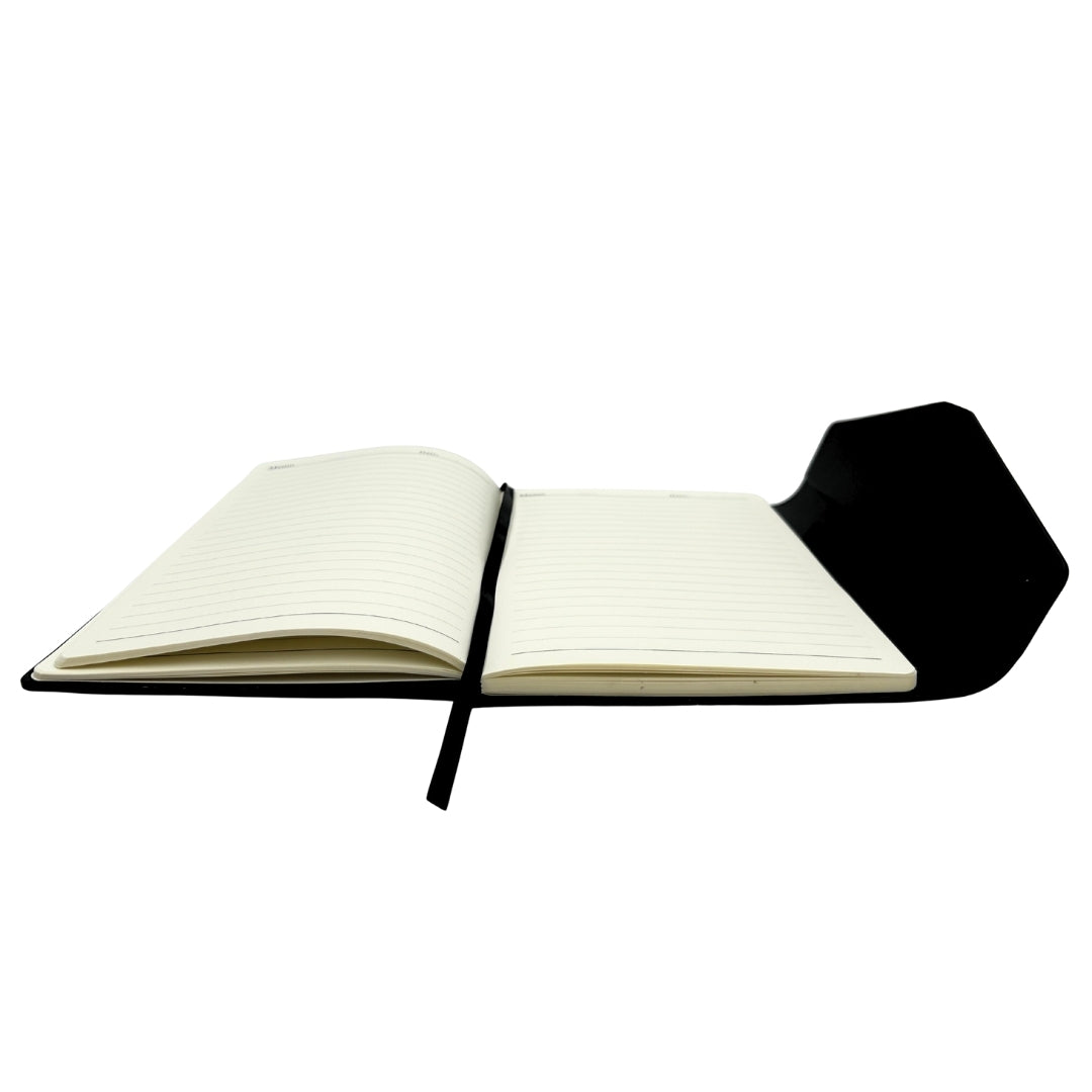 Élégant coffret cadeau premium – carnet A5 avec stylo et clé USB 16GB dans une boîte – noir et or – EE9