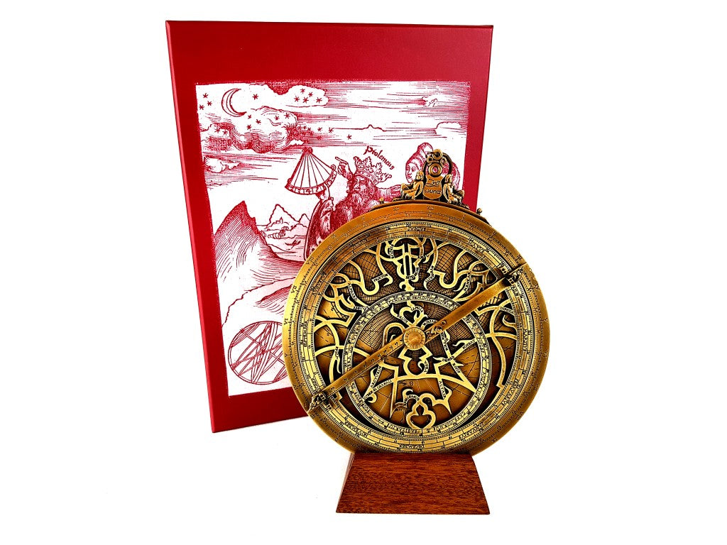 Grand astrolabe Rojas en laiton – diamètre 20 cm – reproduction – H34