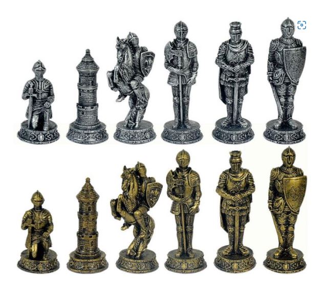 Échecs chevaleresques 42 x 42cm - MC-6061