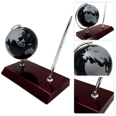 Ensemble décoratif élégant de bureau Globe Porte-stylo - Cadeau pour le patron – WBK