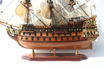 Luxury 65cm Soleil Royal sailing ship model - SOL6, with the option of personalization by engraving