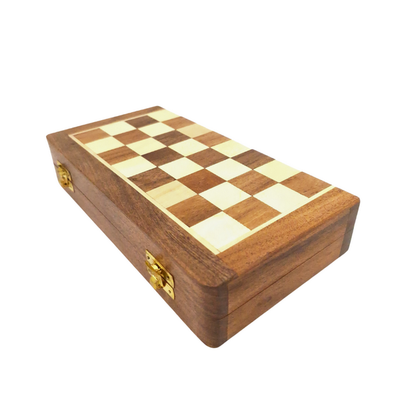 Échecs en bois magnétiques 25x25cm - DNU-026