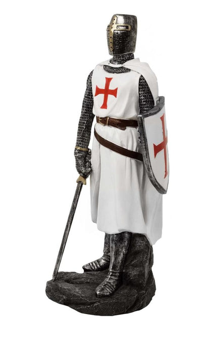 Chevalier templier – Figurine décorative 30cm – MC-23077