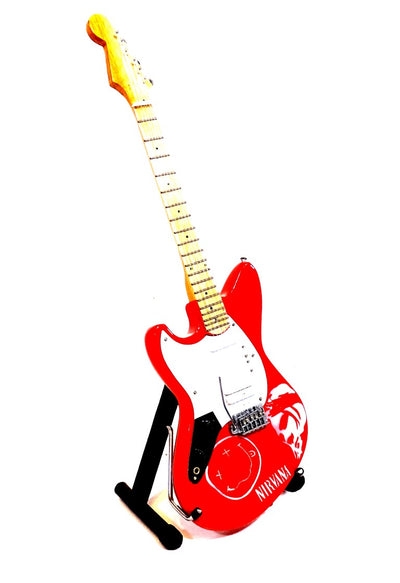 Mini guitare - dans le style de Nirvana - Curt Cobain - MGT-5753B