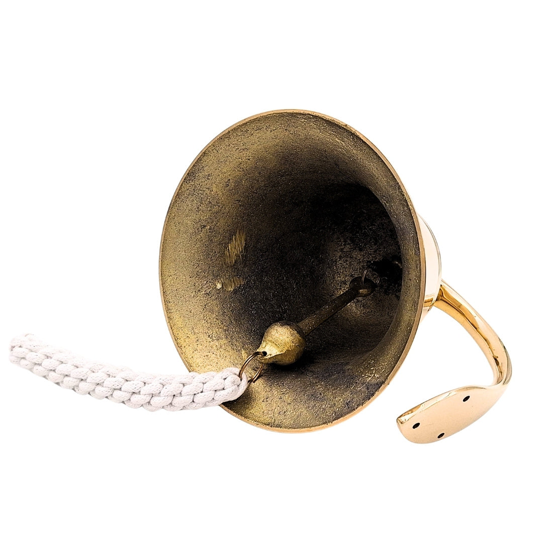 Cloche de navire en laiton diamètre 17,5 cm - décoration marine - HB43/7