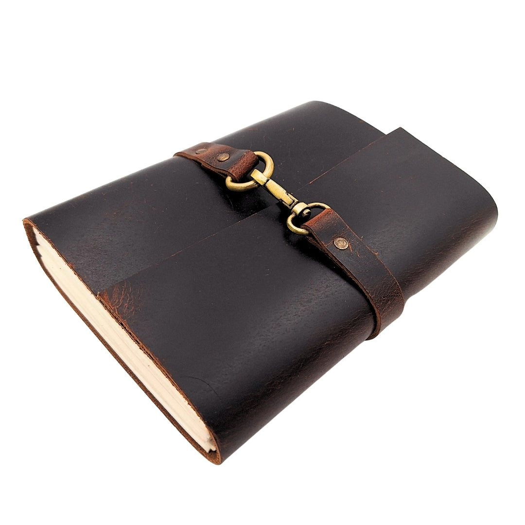 Élégant carnet en cuir rétro 200 pages vintage - AH06