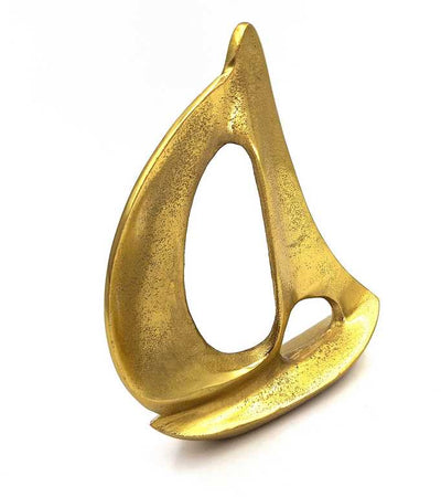 Yacht doré - aluminium 15cm - NI1651