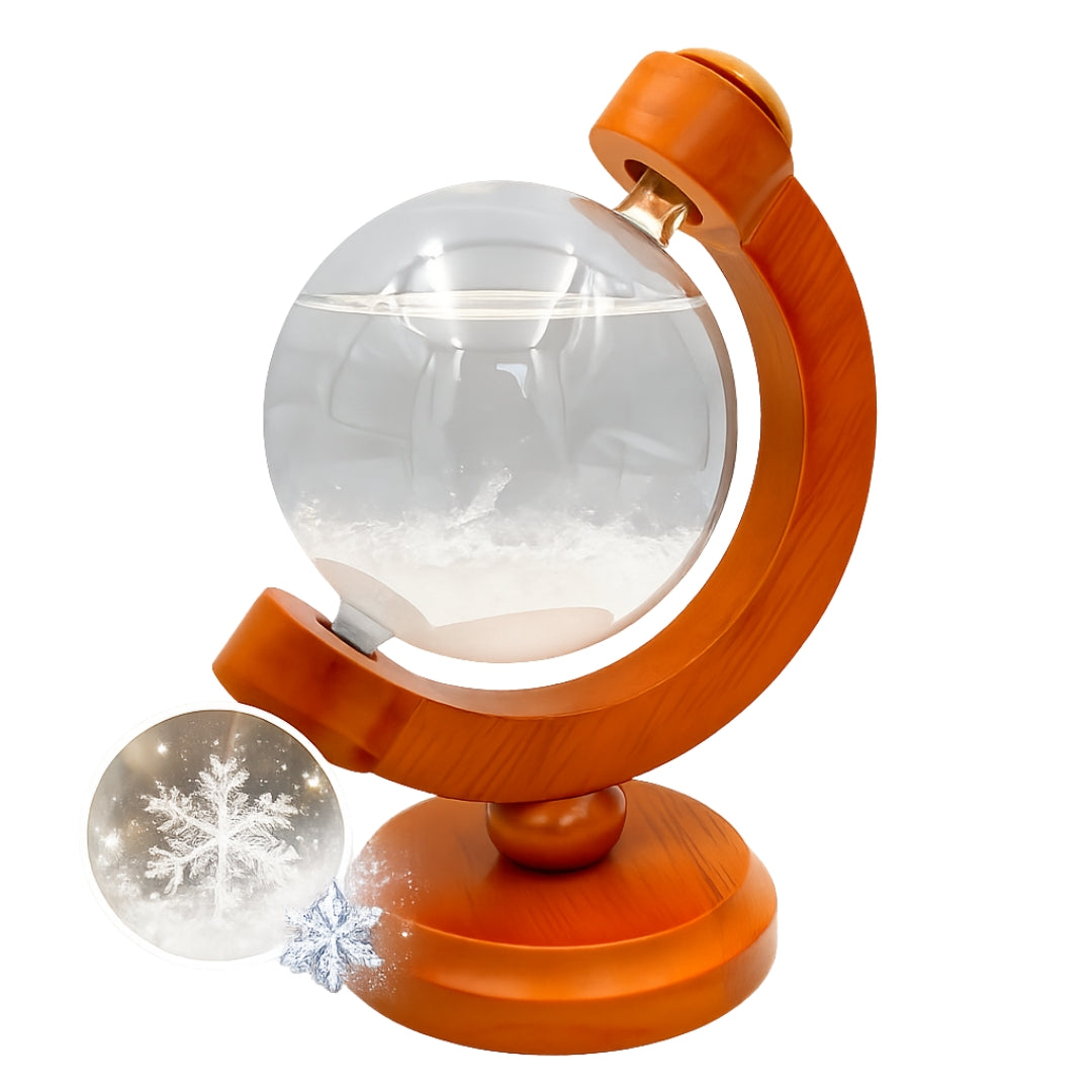 Fitzroy Storm Glass Globe Barometer - Desk Decoration Gadget - BAW11003